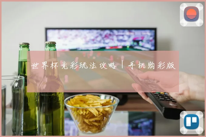 世界杯竞彩玩法攻略｜手机购彩版